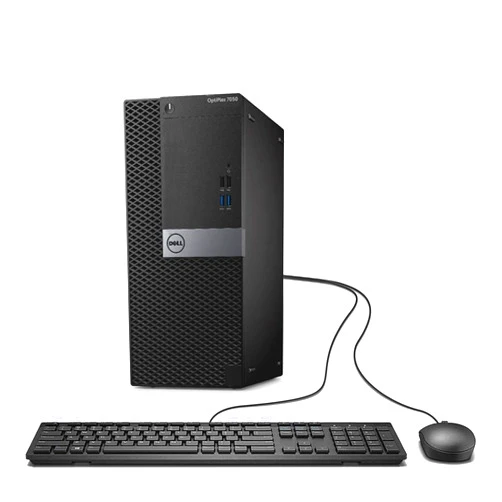 Dell OptiPlex 7050 MT Intel Core i5-7500 3.2 GHz, 16GB RAM, 256GB SSD,Built-in WiFi 6,DVD,HDMI,Keyboard & Mouse Windows 10 Pro (Renewed)