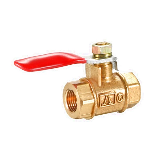 uxcell Brass Air Ball Valve Shut-off Switch G1/8 Female to Female Pipe Tubing Fitting Coupler 180 Degree Operation Handle