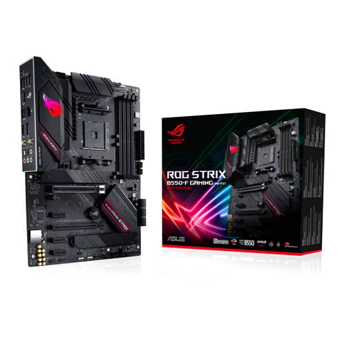 ASUS ROG Strix B550-F Gaming (WiFi 6) AMD AM4 Zen 3 Ryzen 5000 & 3rd Gen Ryzen ATX Gaming Motherboard (PCIe 4.0, 2.5Gb LAN, BIOS Flashback, HDMI 2.1, Addressable Gen 2 RGB Header and Aura Sync) B550-F (WI-FI)