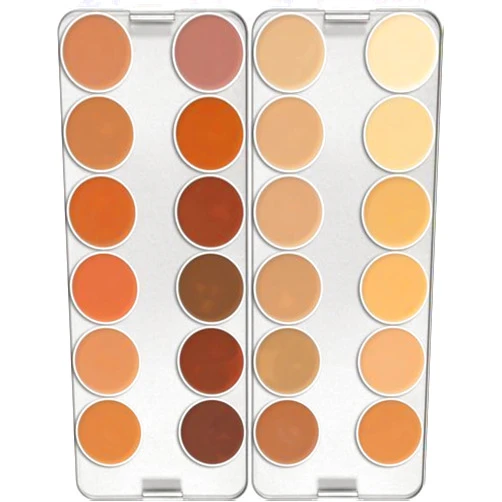 Kryolan Dermacolor Camouflage 24 Color Palette By 71008 K