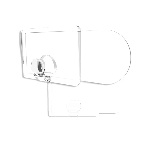 Permastik Removable Adhesive Wire Clips, Holds 0.6 Pounds Each, 108 Count, Clear, (6872)