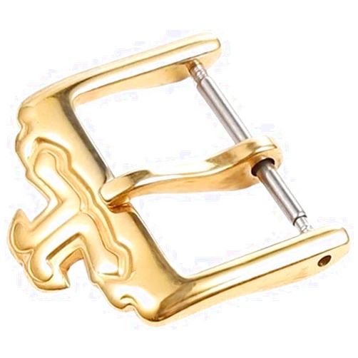 Generic 18mm Classic Silver Gold Rosegold Pin Stainless Steel Deployment Clasp Folding Buckle for Jaeger-lecoultre Watchband