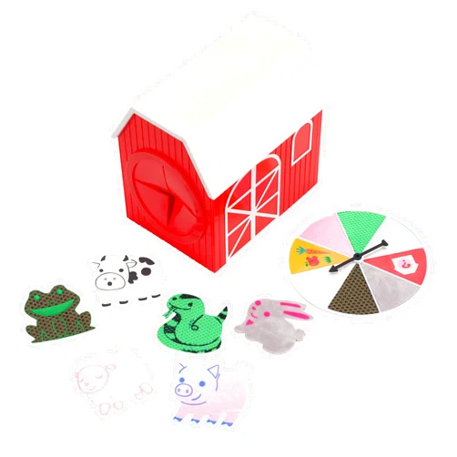 Educational Insights Petting Zoo Toddler Learning Game for 2-4 Players, Farm Animals Matching Tactile Spinner Game for Kids Ages 2+