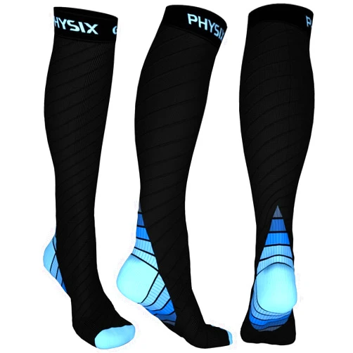 Physix Gear Sport Physix Gear Compression Socks 20-30 mmHg - Men & Women - Running, Nurses, Shin Splints, Flight, Travel