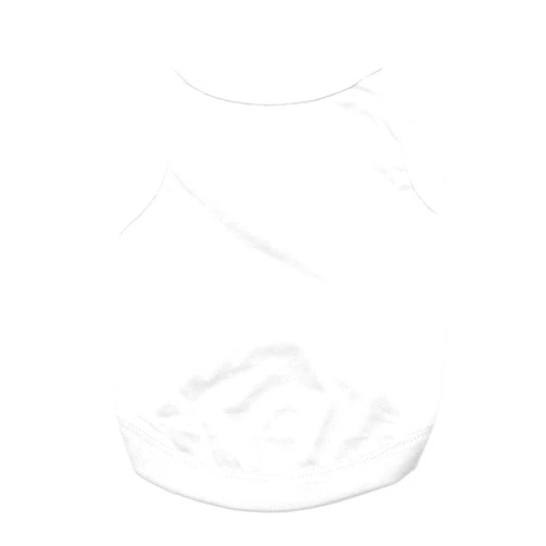 Barking Basics Dog Tank Shirt, X-Small, White
