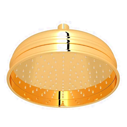 Rohl 1037/8IB SHOWERHEADS, 8-Inch Diameter, Italian Brass