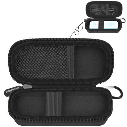Grapsa Book Light Case for Glocusent Reading Light,for 86lux Reading Lamp.Portable and Cute Storage Case for Home/Travel/Outdoor with Detachable Hooks(Bag Only)
