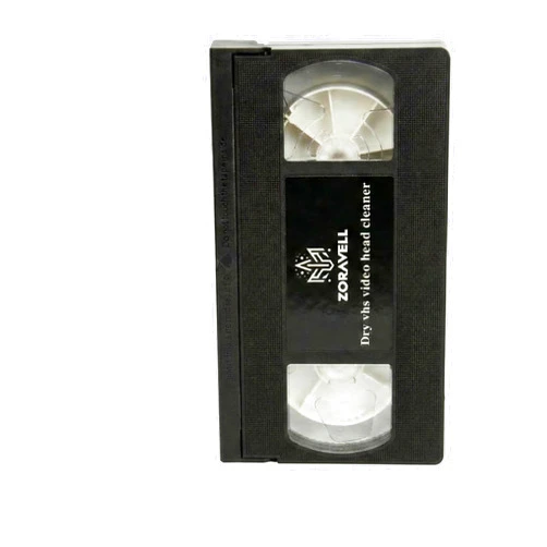 Zoravell VHS Head Cleaner for VHS Players Tape, Dry Technology Reusable Video Head Tape Machine Tool