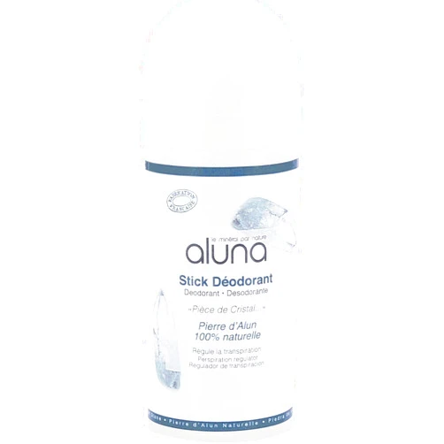 Osma Stick Deodorant 100% Alum Cristal, 100g with Protective Travel Tube, Made in France