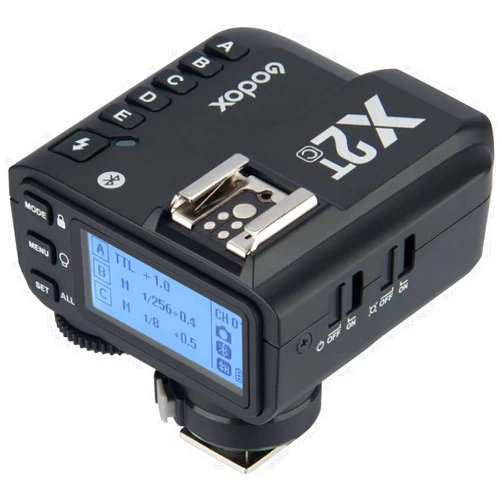 Godox X2T-C TTL Wireless Flash Trigger for Canon, Support 1/8000s HSS Function, 5 Dedicated Group Button and 3 Function Button for Quick Setting