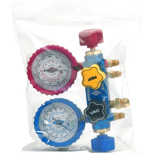 Aviditi PB7001 Poly Reclosable Bag with Prepunched Hang Hole, 3