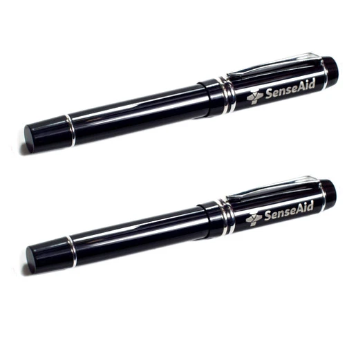 SenseAid Weighted Pens for Tremors | Parkinsons Pens for Arthritic Hands. Heavy Weighted Rollerball Pens to Aid Writing for Elderly or for Children (2 Pack)