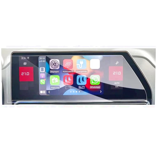 Rufutle Screen Protector for Citroen C5 Aircross 2022-2023, 1 Pcs 10 Inch Car GPS Navigation Tempered Glass Screen Protector