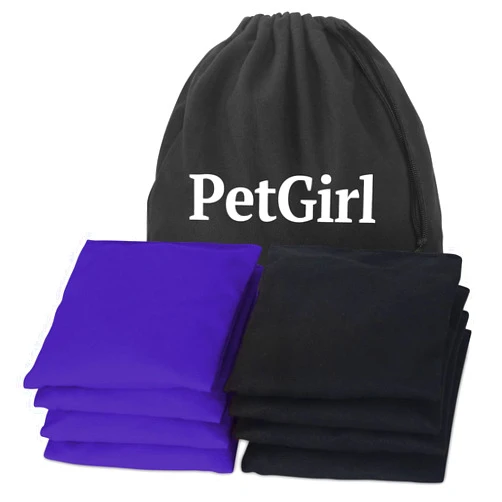 PetGirl Cornhole Bags Premium Weather Duckcloth Cornhole Bean Bags Cornholebags Set of 8 Regulation