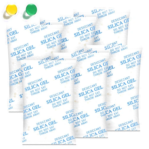 Absorbking Moisture Absorbers – 100 Gram 40 Packs Silica Gel Packets Food Grade Silica Packets with Color Indicating, Premium Desiccant Packs for Food, Electronics, Closet, Jewelry and Safe Storage