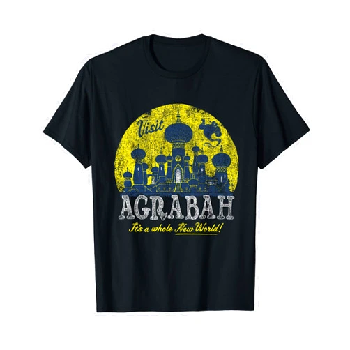Disney Aladdin Genie Visit Agrabah Palace Vintage T-Shirt T-Shirt