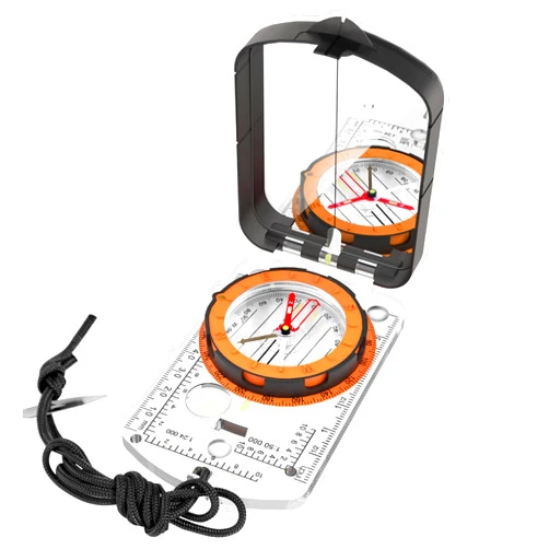 Sportneer Compass Hiking Survival, Camping Accessories Orienteering Compass with Mirror Boy Scout Compass for Kids Gifts Hiking Camping Backpacking Map Navigation