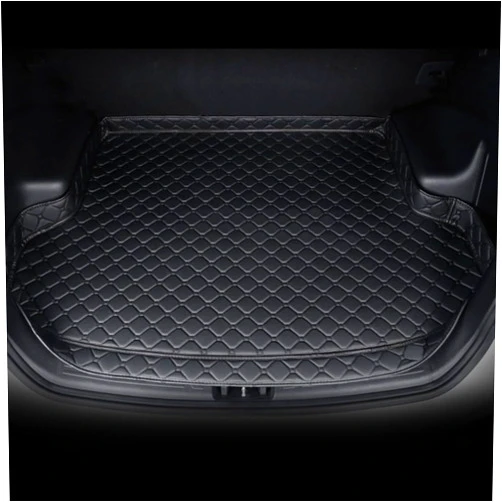 LQMZF Car Cargo Liners for Jaguar F Type Coupe 2013-2021,Trunk Mat Protector Floor Mats Interior Accessories Trunk Cargo Liner All Weather Protection Trunk Liner Cargo Mat Liner,A Black