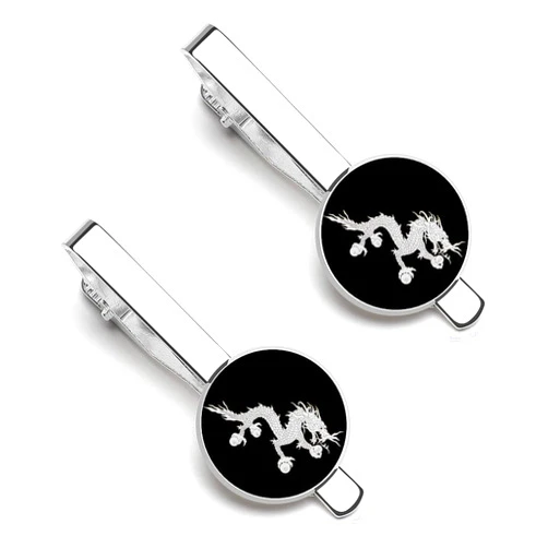 Generic Flag Coat of Arms Men's Tie Clips Metal Tie Bar Necktie Tie Pinch Clasp Clip Clamp for Business Wedding Party Formal