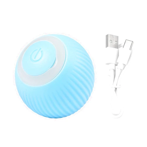 Ranpeng Interactive Pet Ball Peppy Pet Ball Cat Toys Automatic Rolling Ball Automatic Moving Bouncing Rotating Ball Pet Ball Toys for Pet Dog Cat