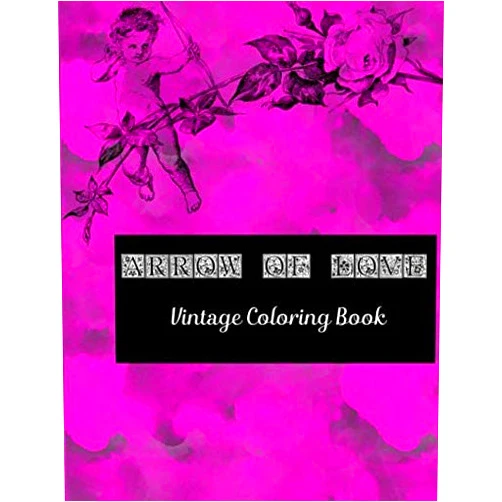 By Kelly's Crafty Corner (Author) Arrow of Love: Vintage Coloring Book for Adults
