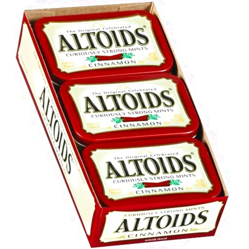 Altoids Curiously Strong Mints, Cinnamon, 1.76oz Per Tin, 6 Tin Pack