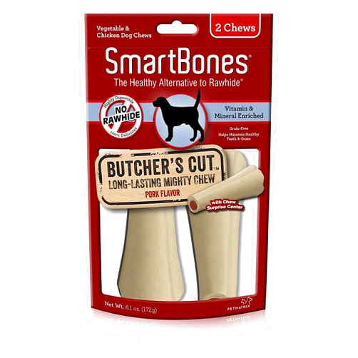 Smartbones Butcher'S Cut Long-Lasting Mighty Chew For Dogs, Large, 2 Pack