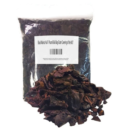 Naturejam Black Walnut Hull 1 Pound-Bulk Bag-Outer Covering of the NUT