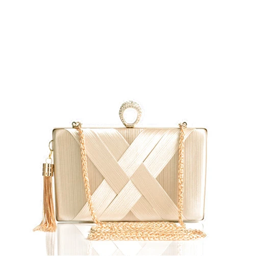 BABEYOND Clutch Purses for Women - Evening Bag Tassel Pendant Clutch for Bride Party Prom Wedding