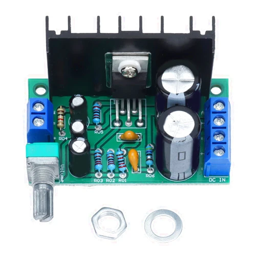 LiebeWH Mono Amplifier Board 5W to 120W High Power Single Channel AMP Module for Subwoofer with TDA2050 Chip DIY Audio Project Home Speaker System