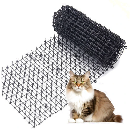 OCEANPAX 6.5ft Scat Mat for Cats with Spikes, Prickle Strips Network Digging Stopper Outdoor Spike Deterrent Mat, 78 inch x 11 inch
