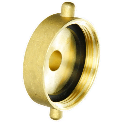 Dixon Valve & Coupling HA2575T Brass Fire Equipment, Hydrant Adapter with Pin Lug, 2-1/2
