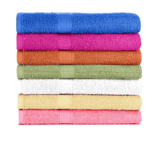 CrystalTowels Bath Towel Set Pack of 7 (27 x 52 Inches) 100% Cotton, Ultra Soft Highly Absorbent Bath Towel, Lightweight and Quick Drying Towels, Multi Colors Brights.