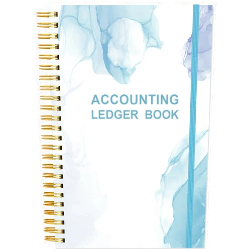 Heveboik Accounting Ledger Book - A5 Ledger Book for Bookkeeping, Small Businesses & Personal Use, Expense Tracker Notebook for Tracking Money, Expenses, Deposits & Balance, 5.8