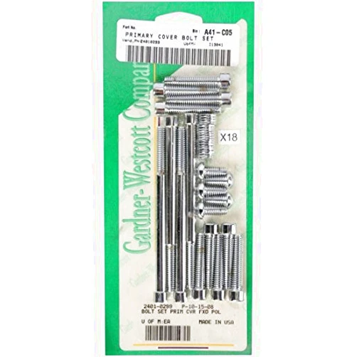 Gardner-westcott Bolt Kits Set Prim Cover Fxd Pol P-10-15-08