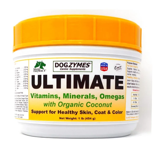 Dogzymes Ultimate Skin and Coat with Algal Oil and Organic Coconut (1 pound)