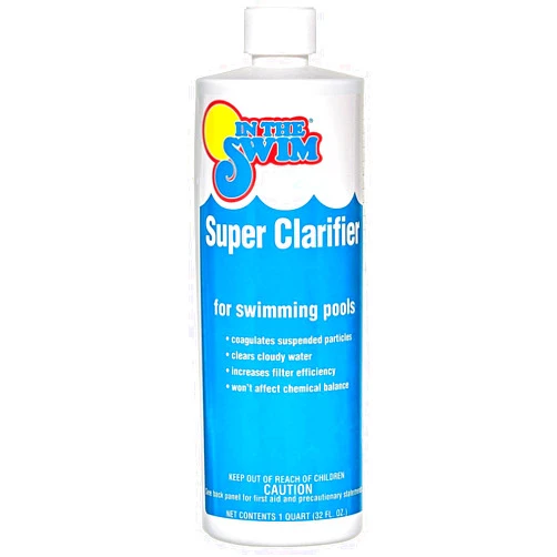 In The Swim Super Clarifier – Highly Concentrated Pool Water Clarifier for Sand & Cartridge Filters - 1 Quart