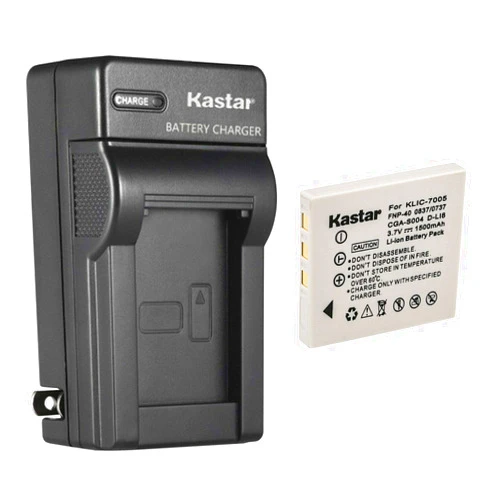 Kastar 1-Pack Battery and AC Wall Charger Replacement for HP R742 Battery, HP LI40, Q6277A, Q2232-80005, Photosmart R742, R742v, R742xi Digital Camera