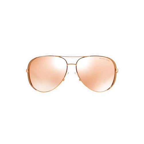 Michael Kors MK5004 Chelsea Sunglasses, Rose Gold/Taupe/Rose Gold Mirrored, 59 mm