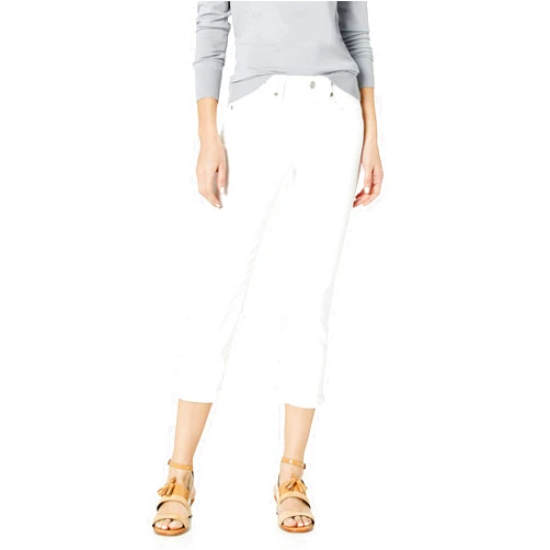 NYDJ Chloe Capri Jeans in Optic White