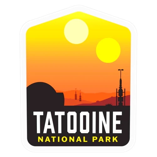 Vision Graphics Magnet Tatooine National Park Magnetic Vinyl Sticker Decal Magnet 5