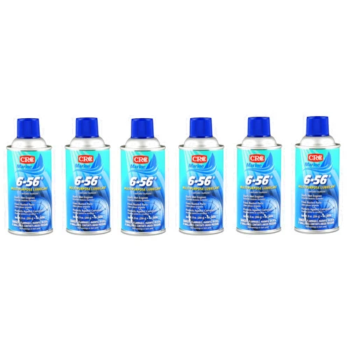 ROORUZ CRC 06006 Marine 6-56 Multi-Purpose Lubricant - 9oz cans, pack of 6