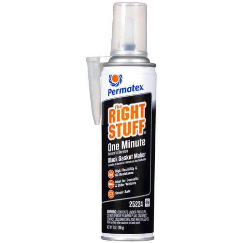 Permatex 25224-6PK The Right Stuff Gasket Maker, 7 oz. (Pack of 6) , Black
