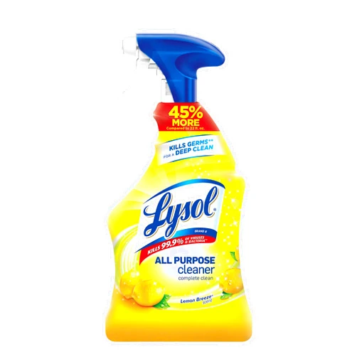 Lysol All-Purpose Cleaner, Sanitizing and Disinfecting Spray, To Clean and Deodorize, Lemon Breeze Scent, 32oz