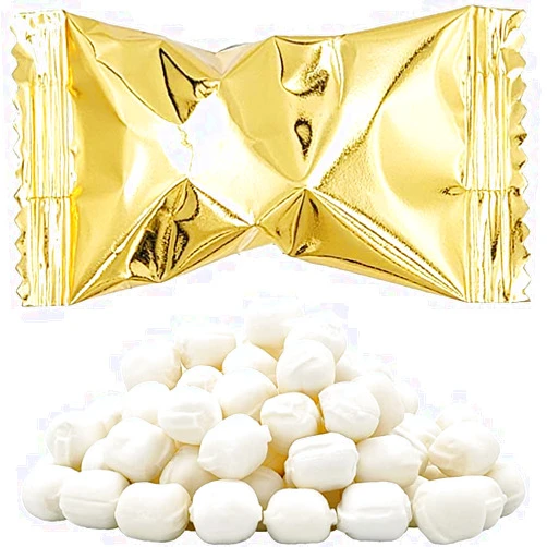 The Dreidel Company 275 Pieces Gold Buttermints, Mint Candies, After Dinner Mints, Butter Mint Candy, Fat-Free, Individually Wrapped (275 Pieces)