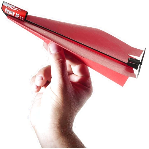 POWERUP 2.0 Paper Airplane Conversion Kit | Electric Motor for DIY Paper Planes | Fly Longer and Farther | Perfect for Kids & Adults | Ready to Use Aeroplane Engine Kits