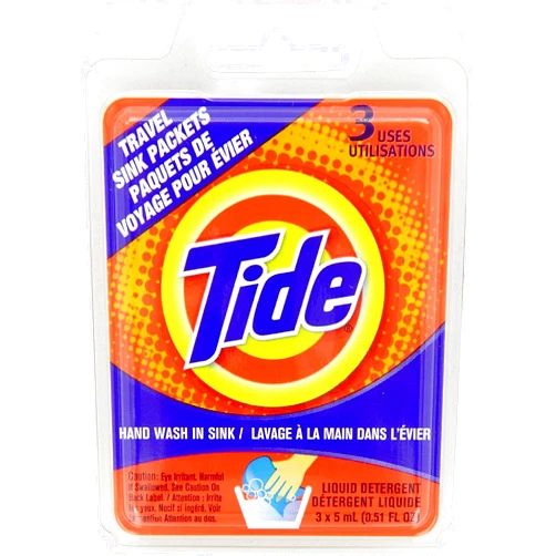Tide Travel Sink Packets Clipstrip (Pack of 9)