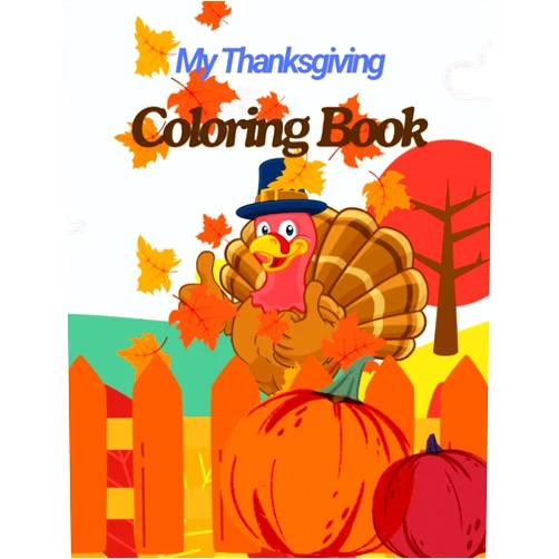 BESAY My Thanksgiving Coloring Book