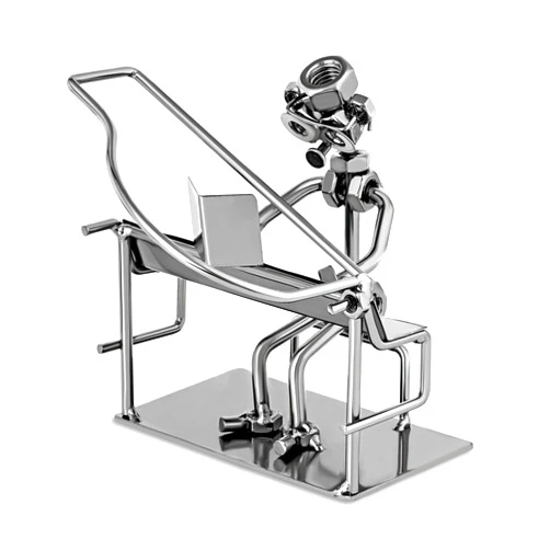 Broadway Gifts Broadway Gift Pianist Handcrafted Metal Musician Décor Figurine, Size 7 inch
