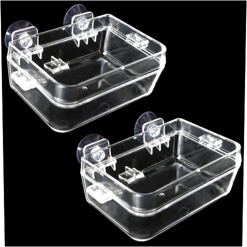 Tfwadmx 2 Pcs Chameleon Bowl, Reptile Feeding Food, Water Dish Gecko Worm Feeder Anti-Escape Chameleon Supplies Accessories for Lizard Bearded Dragon Snakes